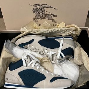 BURBERRY Pop Nylon Hightop Sneaker Size 36